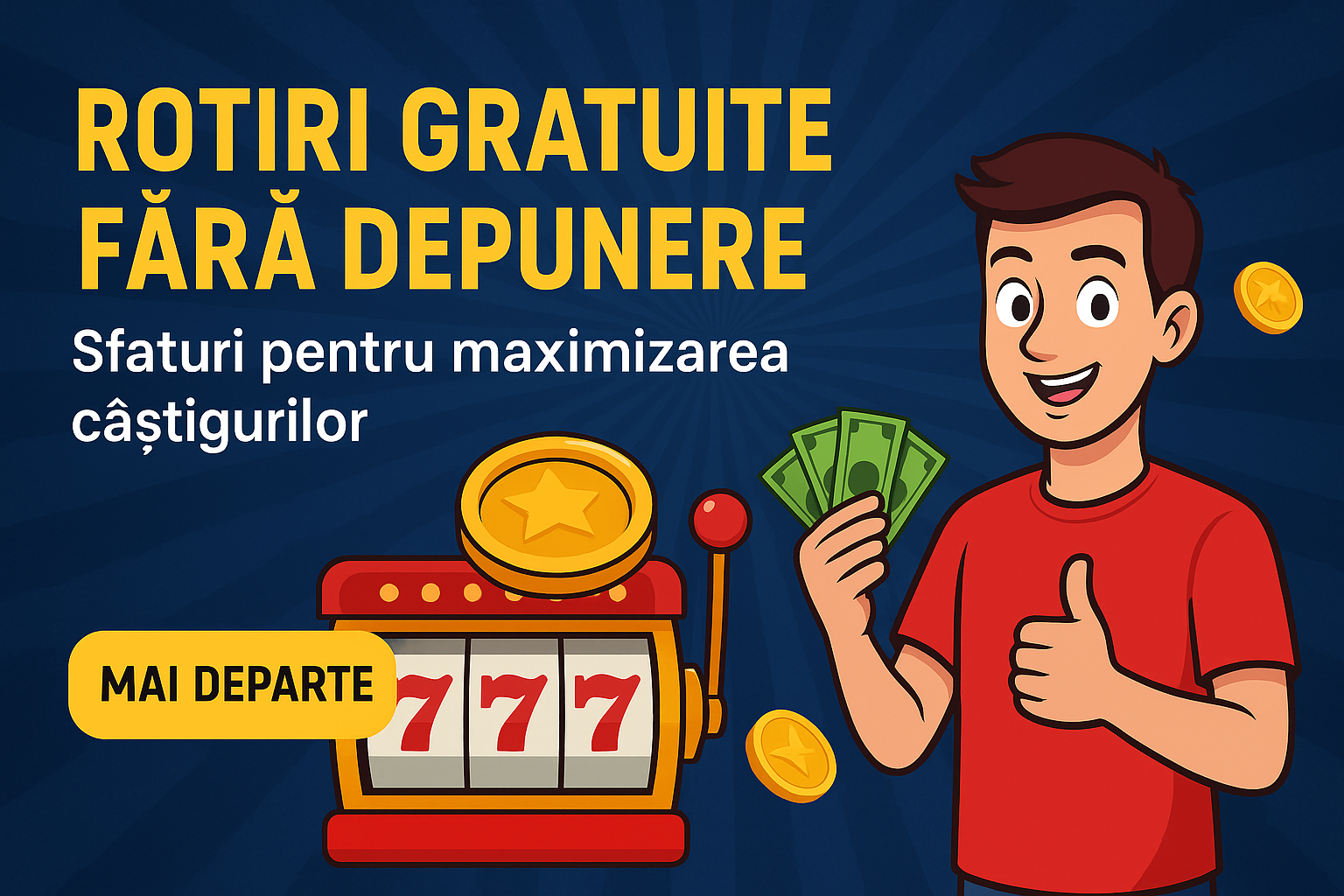 Rotiri gratuite fără depunere – Sfaturi pentru maximizarea câștigurilor